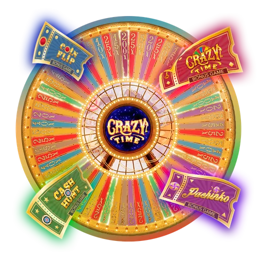 Crazy Time four bonus games Cash Hunt Coin Flip Pachinko Crazy Time World