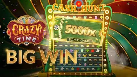 Crazy Time biggest win record 25000x Cash Hunt and 34.5 million euro Pachinko
